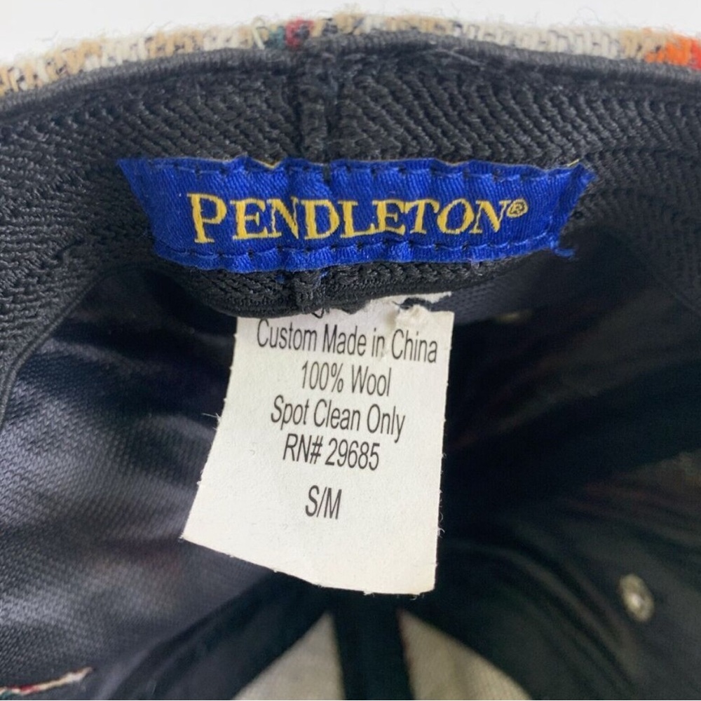 Pendleton Wool Baseball Hat Cap Multicolor Patter… - image 3